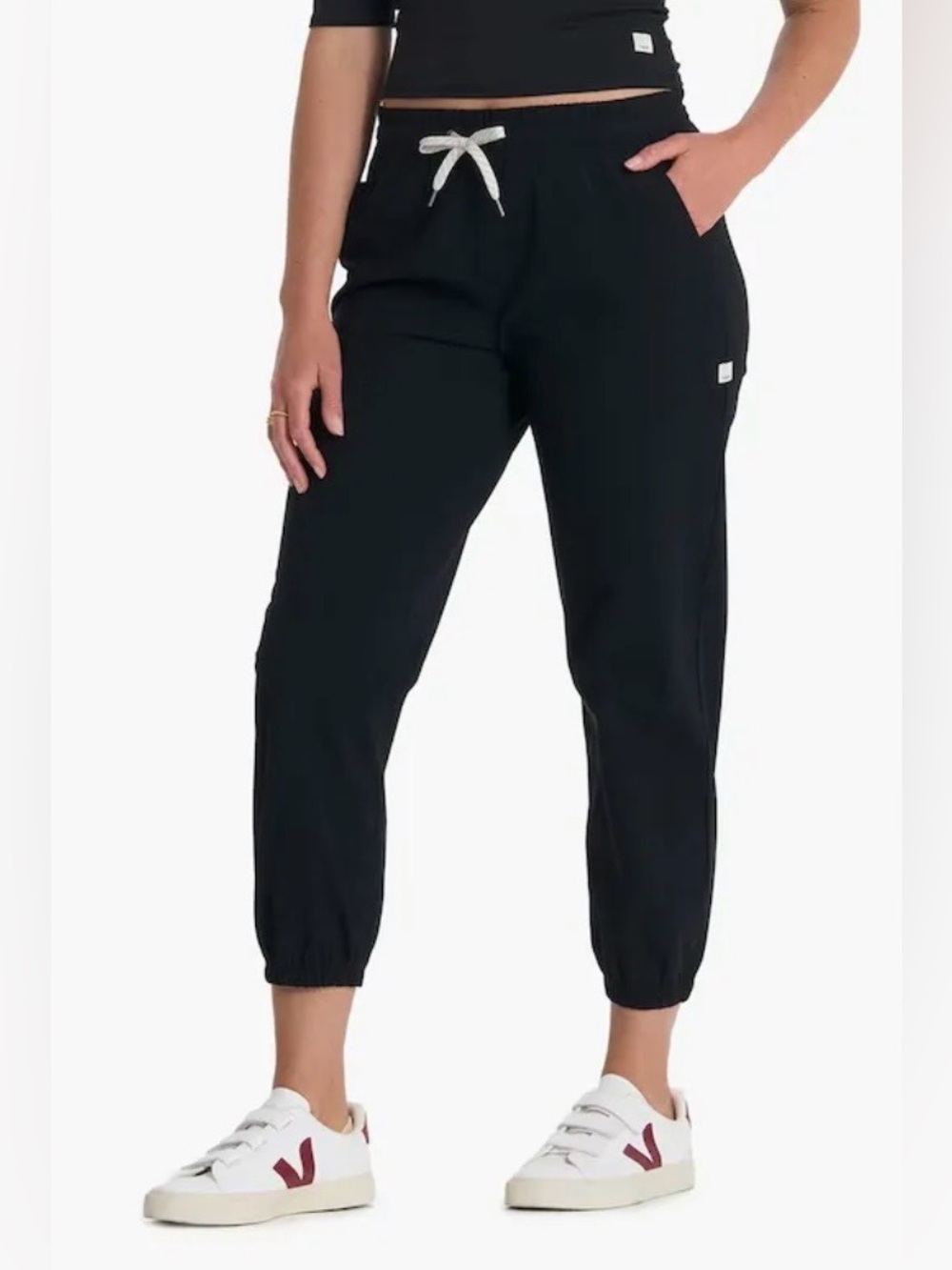 Vuori Miles Black Jogger Women Sz Medium